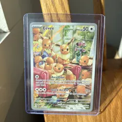 Pokemon Eevee Holo TCG Card 188/167 Sv06 Twilight Masquerade - Image 1