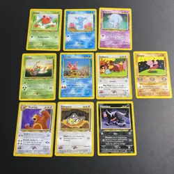 Pokemon Card Lot WOTC Vintage Neo Discovery LP-MP 10 Cards - Image 1