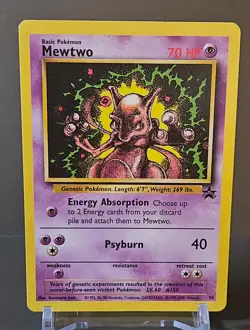 Pokemon Mewtwo TCG 14/53 WOTC Promo Card Regular, Ungraded - Image 1