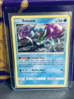 Suicune 59/214 Sm-Lost Thunder Holo Rare Pokemon Card NM - Image 1