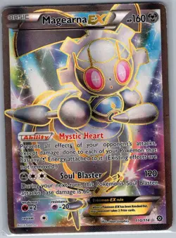 Magearna EX (Full Art) 110/114 XY - Steam Siege - Pokemon Card - MP - Image 1