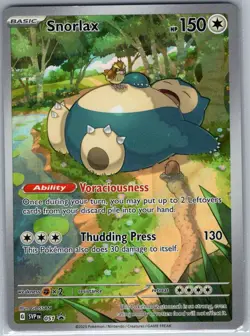 Snorlax SVP 051 SV: Scarlet & Violet Promo Cards - Pokemon Card - NM - Image 1