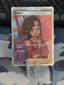 Beauty 181/185 Swsh04 Vivid Voltage Ultra Rare Full Art Holo Pokemon Card - NM - Image 1