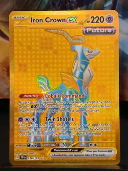Iron Crown EX 216/162 SV05: Temporal Forces Pokemon Card - Image 2