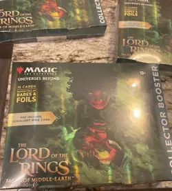 4 WOTC MTG LOTR Tales of Middle-earth Collector Booster Pack - 15 Cards - Image 3