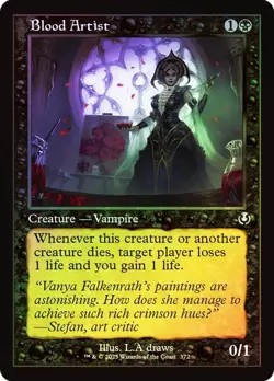 Blood Artist Foil Retro Frame Innistrad Remastered NM MTG - Image 1