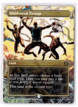 Multiversal Passage (Borderless) 206 Marvel's Spider-Man Normal NM - Image 1