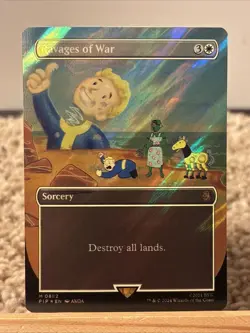 Ravages of War (Borderless) (Surge Foil) Universes Beyond: Fallout Foil - Image 2