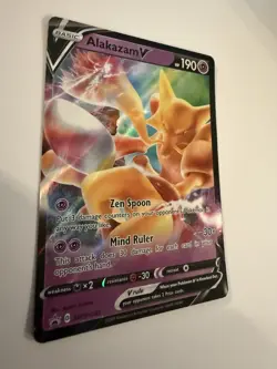 Pokemon Alakazam V 190 HP Promo Full Art Holo SWSH083 Sword & Shield - Image 2