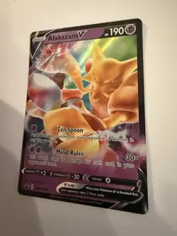 Pokemon Alakazam V 190 HP Promo Full Art Holo SWSH083 Sword & Shield - Image 3