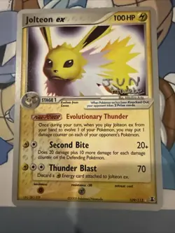 Jolteon Ex #109 Pokemon World Championships 2007 NM/LP - Image 3