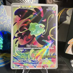 Pokemon Bulbasaur 133/132 Miscellaneous Cards Illustration Rare Holo Stamped - Image 1