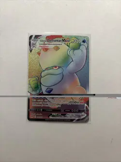 Galarian Darmanitan Vmax - 187/185 Vivid Voltage Rainbow Pokemon - NM/MINT - Image 1
