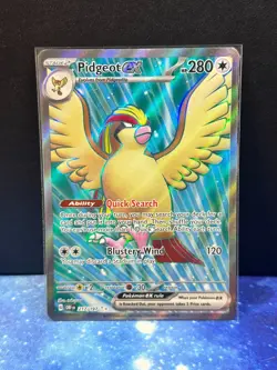 Pidgeot Ex 217/197 Full Art Holo – Pokemon TCG Scarlet & Violet: Obsidian Flames - Image 1