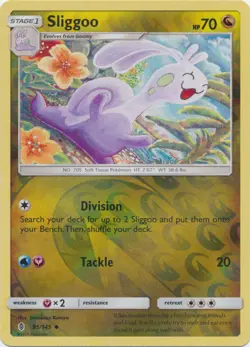 Pokemon - Sliggoo - 95/145 - Uncommon - Reverse Holo - Sun & Moon Guardians Risi - Image 1