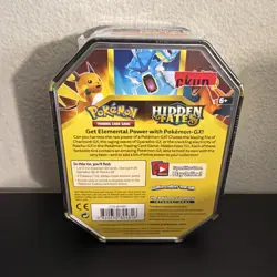 Pokemon TCG Hidden Fates Tin Gyarados GX Factory Sealed FREE SHIPPING - Image 2