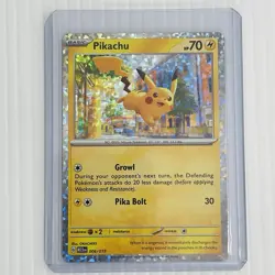 Pokemon TCG McDonald's Promo Confetti Holo Pikachu 006/015 2023 - Image 1