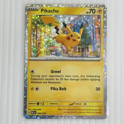 Pokemon TCG McDonald's Promo Confetti Holo Pikachu 006/015 2023 - Image 3