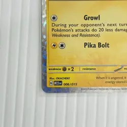 Pokemon TCG McDonald's Promo Confetti Holo Pikachu 006/015 2023 - Image 5