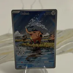 Pokemon TCG Cufant Sv: Shrouded Fable Illustration Rare Basic 100 HP 076/064 Eng - Image 1