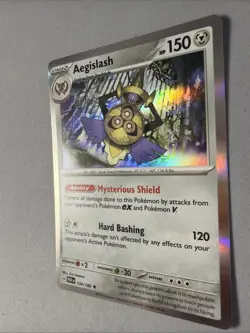 Pokemon TCG * Paradox Rift * 134/182 Aegislash Holo Rare * FRESH PK - Image 2