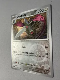 Pokemon TCG * Paradox Rift * 132/182 Doublade REVERSE HOLO Common * FRESH PK - Image 2