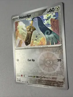 Pokemon TCG * Paradox Rift * 130/182 Honedge REVERSE HOLO Common * FRESH PK - Image 2