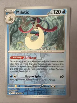 Pokemon TCG * Paradox Rift * 36/182 Milotic REVERSE HOLO Rare * FRESH PK - Image 1