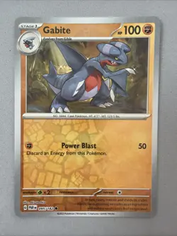 Pokemon TCG * Paradox Rift * 95/182 Gabite REVERSE HOLO Common * FRESH PK - Image 1
