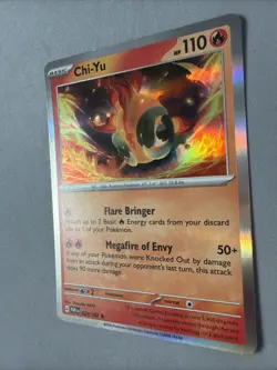 Pokemon TCG * Paradox Rift * 29/182 Chi-Yu Holo Rare * FRESH PK - Image 2
