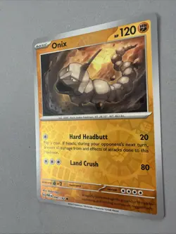 Pokemon TCG * Paradox Rift * 90/182 Onix REVERSE HOLO Common * FRESH PK - Image 2