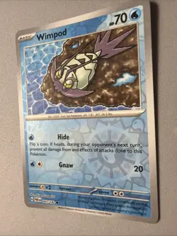 Pokemon TCG * Paradox Rift * 47/182 Wimpod REVERSE HOLO Common * FRESH PK - Image 2