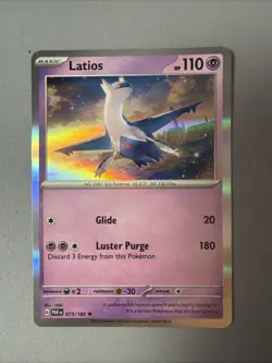 Pokemon TCG * Paradox Rift * 73/182 Latios Holo Rare * FRESH PK - Image 1