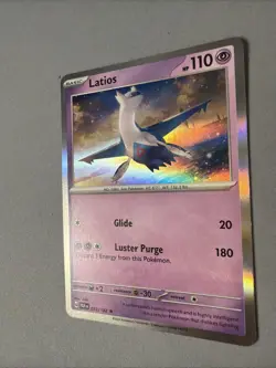 Pokemon TCG * Paradox Rift * 73/182 Latios Holo Rare * FRESH PK - Image 2