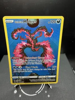 Pokemon TCG SWord & Shield Galarian Moltres SWSH284 Full Art Black Star Promo NM - Image 1