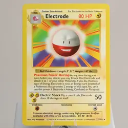 Pokemon TCG - Electrode 21/102 Base Set Rare Shadowless WOTC 1999 - EXC/NM - Image 2