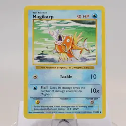 Pokemon TCG - Magikarp 35/102 Base Set Uncommon Shadowless WOTC 1999 - NM - Image 2