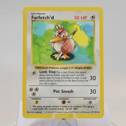 Pokemon TCG - Farfetch'd 27/102 Base Set Uncommon Shadowless WOTC 1999 - EXC/NM - Image 2