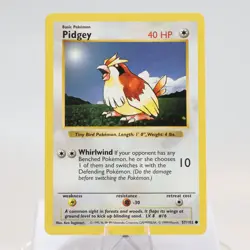 Pokemon TCG - Pidgey 57/102 Base Set Common Shadowless WOTC 1999 - EXC/NM - Image 2