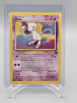 2000 Pokemon WOTC Black Star Promo Mew #8 Pokemon League Rare Vintage - Image 1