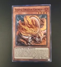 Tenpai Dragon Chundra OP27-EN006 NM Super Rare Yugioh - Image 1