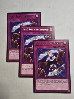 Yugioh! 3x Hero's Rule 1: Five Freedoms MZMU-EN027 Rare 1st Ed NM - Image 1