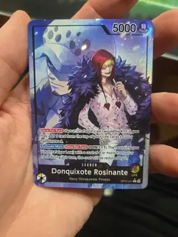 One Piece Donquixote Rosinante Alt Art Leader OP12-061 - Near Mint English - Image 1