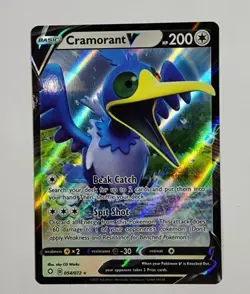 Cramorant V 054/072 - Shining Fates - Ultra Rare Holo Pokemon Card Near A9 - Image 1