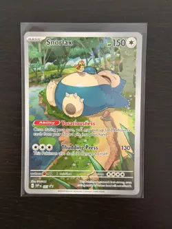 Pokemon TCG - Snorlax 051 Sv: Scarlet & Violet Promo Cards Holo - Image 1