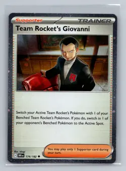 Team Rocket's Giovanni (Cosmos Holo) Holo Uncommon Miscellaneous Cards & Product - Image 1