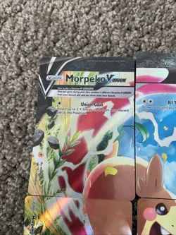 Morpeko V-Union SWSH215 SWSH216 SWSH217 SWSH218 All 4 Cards Pokemon Promo - NM. - Image 2