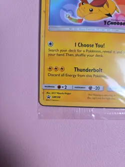 Pokemon Card - Ash's Pikachu SM108 - Promo - Factory Sealed - Image 3
