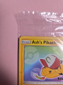 Pokemon Card - Ash's Pikachu SM108 - Promo - Factory Sealed - Image 5
