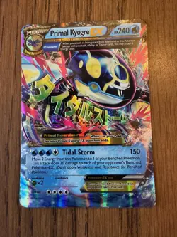 Pokemon Primal Kyogre EX Jumbo Holo Promo Mega 055/160 Jumbo Cards HP 240 - Image 1